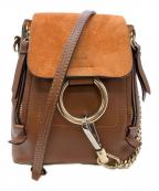 Chloeクロエ）の古着「FAYE 2WAYバッグ」｜ブラウン×オレンジ
