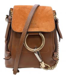 Chloe（クロエ）の古着「FAYE 2WAYバッグ」｜ブラウン×オレンジ