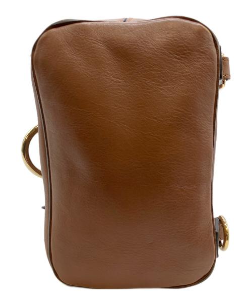 Chloe（クロエ）Chloe (クロエ) FAYE 2WAYバッグ ブラウン×オレンジの古着・服飾アイテム