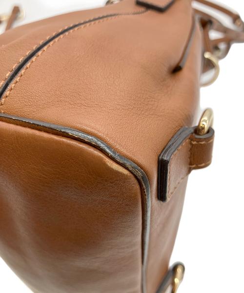 Chloe（クロエ）Chloe (クロエ) FAYE 2WAYバッグ ブラウン×オレンジの古着・服飾アイテム