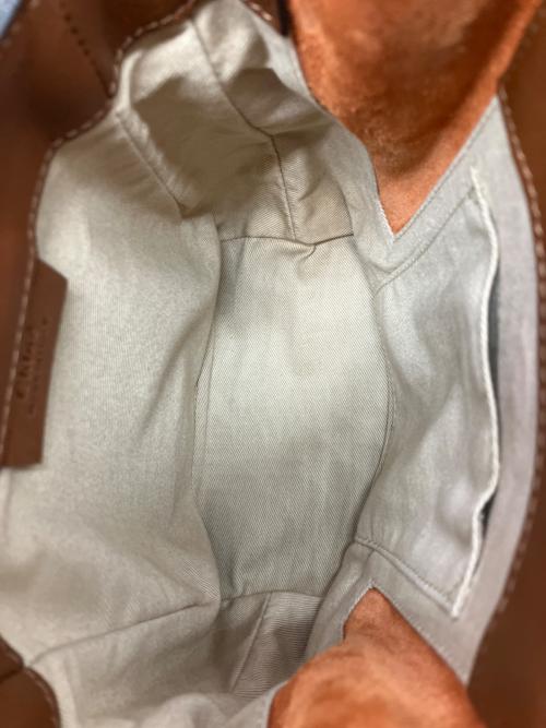 Chloe（クロエ）Chloe (クロエ) FAYE 2WAYバッグ ブラウン×オレンジの古着・服飾アイテム