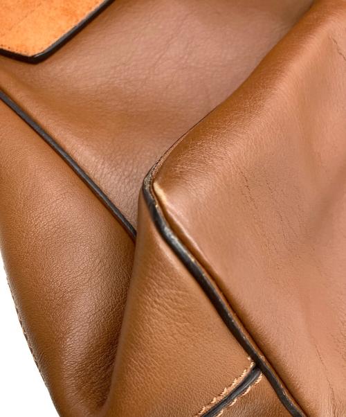 Chloe（クロエ）Chloe (クロエ) FAYE 2WAYバッグ ブラウン×オレンジの古着・服飾アイテム