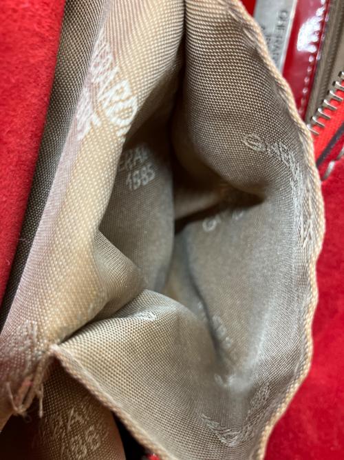 GHERARDINI（ゲラルディーニ）GHERARDINI (ゲラルディーニ) ミニボストンバッグ レッドの古着・服飾アイテム