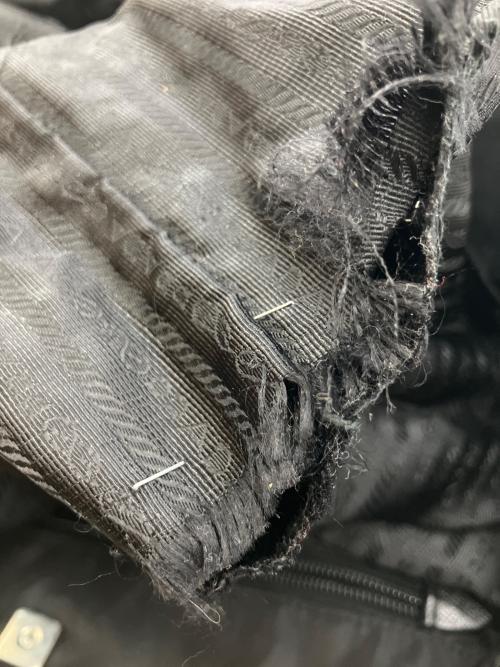 PRADA（プラダ）PRADA (プラダ) 2WAYバッグ ブラックの古着・服飾アイテム