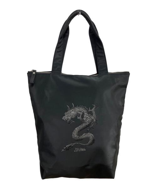 Jean Paul GAULTIER（ジャンポールゴルチェ）Jean Paul GAULTIER (ジャンポールゴルチェ) トートバッグ ブラックの古着・服飾アイテム