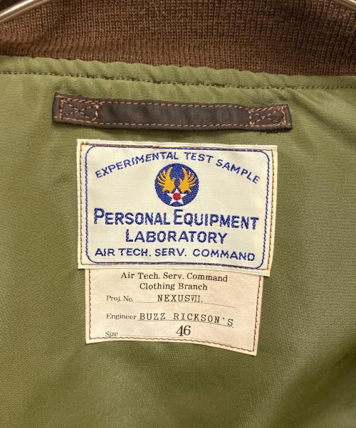 BUZZ RICKSON'S（バズリクソンズ）BUZZ RICKSON'S (バズリクソンズ) NEXUSVII (ネクサスセブン) ジャケット ブラウン サイズ:SIZE 46の古着・服飾アイテム