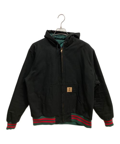 THREE FACE（スリーフェイス）THREE FACE (スリーフェイス) フーデッドジャケット　中綿ジャケット ブラック サイズ:SIZE Lの古着・服飾アイテム