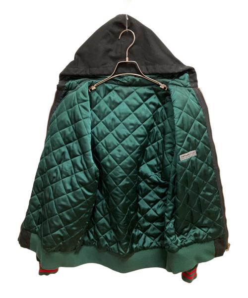 THREE FACE（スリーフェイス）THREE FACE (スリーフェイス) フーデッドジャケット　中綿ジャケット ブラック サイズ:SIZE Lの古着・服飾アイテム