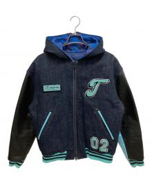 THREE FACE（スリーフェイス）の古着「切替ジャケット」｜インディゴブラック