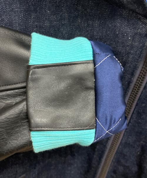 THREE FACE（スリーフェイス）THREE FACE (スリーフェイス) 切替ジャケット インディゴブラック サイズ:SIZE Lの古着・服飾アイテム