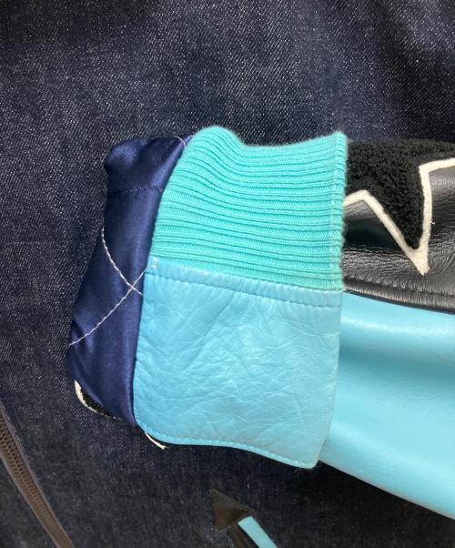 THREE FACE（スリーフェイス）THREE FACE (スリーフェイス) 切替ジャケット インディゴブラック サイズ:SIZE Lの古着・服飾アイテム