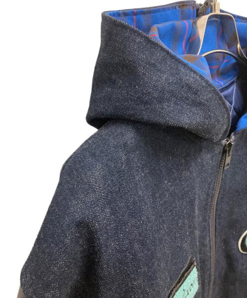 THREE FACE（スリーフェイス）THREE FACE (スリーフェイス) 切替ジャケット インディゴブラック サイズ:SIZE Lの古着・服飾アイテム