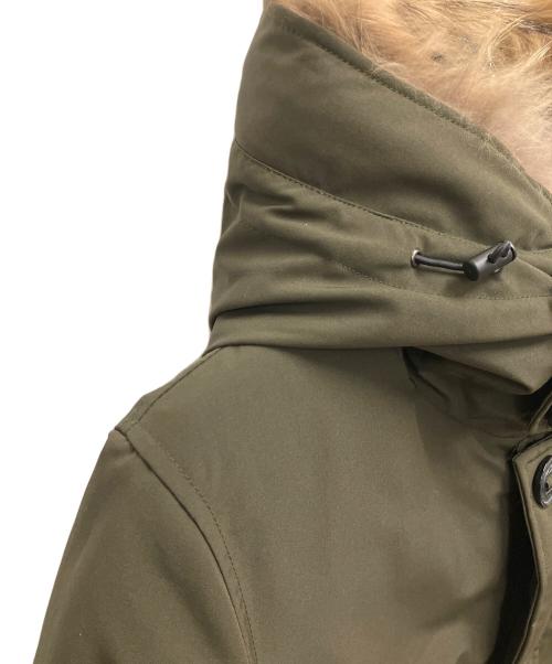 DANTON（ダントン）DANTON (ダントン) ファー付きダウンコート オリーブ サイズ:SIZE 38の古着・服飾アイテム