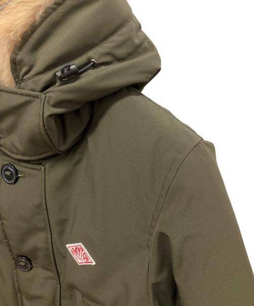 DANTON（ダントン）DANTON (ダントン) ファー付きダウンコート オリーブ サイズ:SIZE 38の古着・服飾アイテム