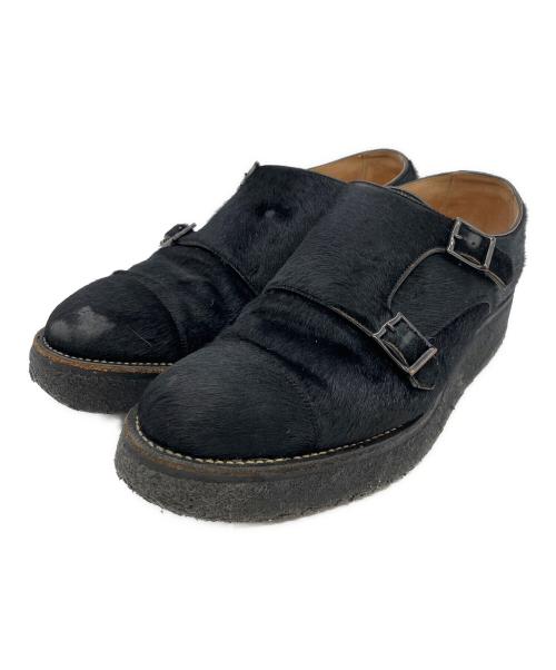 foot the coacher（フットザコーチャー）foot the coacher (フットザコーチャー) レザーシューズ ブラック サイズ:SIZE 3の古着・服飾アイテム