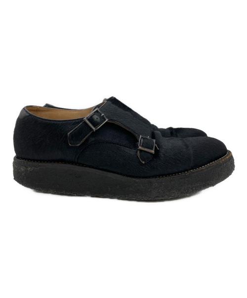 foot the coacher（フットザコーチャー）foot the coacher (フットザコーチャー) レザーシューズ ブラック サイズ:SIZE 3の古着・服飾アイテム