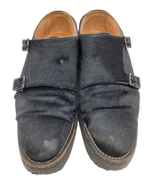 foot the coacher（フットザコーチャー）foot the coacher (フットザコーチャー) レザーシューズ ブラック サイズ:SIZE 3の古着・服飾アイテム