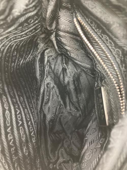 PRADA（プラダ）PRADA (プラダ) ワンショルダーバッグ ブラック×ブラウンの古着・服飾アイテム
