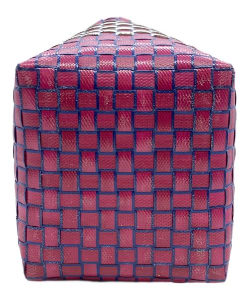 MARNI（マルニ）MARNI (マルニ) カゴバッグ パープル×ホワイトの古着・服飾アイテム