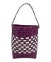MARNI (マルニ) カゴバッグ パープル×ホワイト：10000円