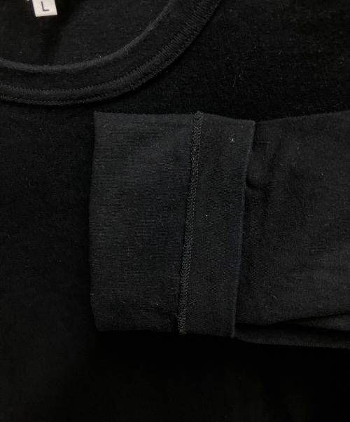 PLAY COMME des GARCONS（プレイコムデギャルソン）PLAY COMME des GARCONS (プレイコムデギャルソン) 長袖カットソー ブラック サイズ:SIZE Lの古着・服飾アイテム