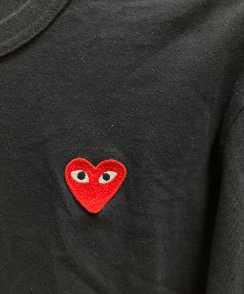 PLAY COMME des GARCONS（プレイコムデギャルソン）PLAY COMME des GARCONS (プレイコムデギャルソン) 長袖カットソー ブラック サイズ:SIZE Lの古着・服飾アイテム