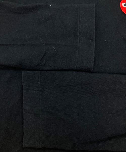 PLAY COMME des GARCONS（プレイコムデギャルソン）PLAY COMME des GARCONS (プレイコムデギャルソン) 長袖カットソー ブラック サイズ:SIZE Lの古着・服飾アイテム
