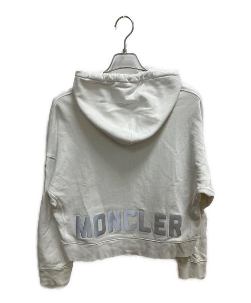 MONCLER（モンクレール）MONCLER (モンクレール) MAGLIA GIROCOLLO プルオーバーパーカー ホワイト サイズ:SIZE Sの古着・服飾アイテム