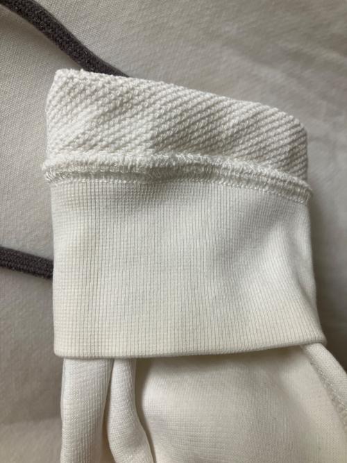 MONCLER（モンクレール）MONCLER (モンクレール) MAGLIA GIROCOLLO プルオーバーパーカー ホワイト サイズ:SIZE Sの古着・服飾アイテム