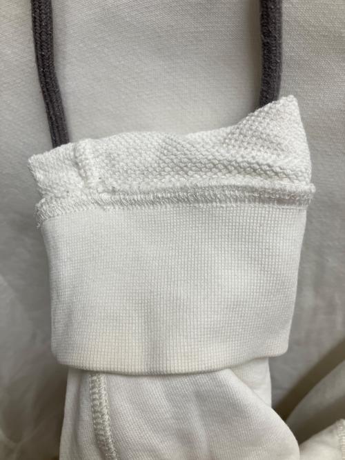 MONCLER（モンクレール）MONCLER (モンクレール) MAGLIA GIROCOLLO プルオーバーパーカー ホワイト サイズ:SIZE Sの古着・服飾アイテム