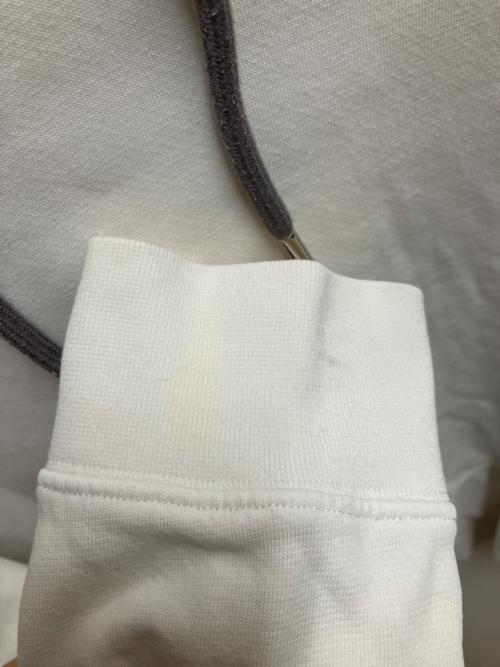 MONCLER（モンクレール）MONCLER (モンクレール) MAGLIA GIROCOLLO プルオーバーパーカー ホワイト サイズ:SIZE Sの古着・服飾アイテム