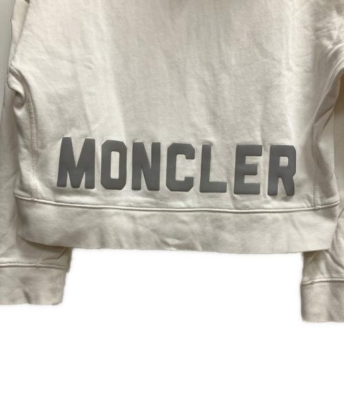 MONCLER（モンクレール）MONCLER (モンクレール) MAGLIA GIROCOLLO プルオーバーパーカー ホワイト サイズ:SIZE Sの古着・服飾アイテム