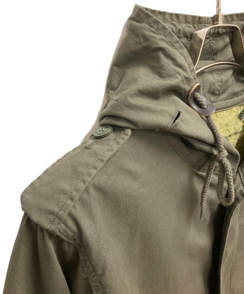 HOUSTON（ヒューストン）HOUSTON (ヒューストン) モッズコート オリーブ サイズ:SIZE XXSの古着・服飾アイテム