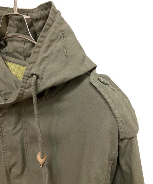 HOUSTON（ヒューストン）HOUSTON (ヒューストン) モッズコート オリーブ サイズ:SIZE XXSの古着・服飾アイテム