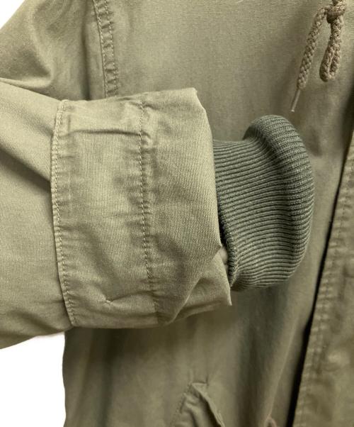 HOUSTON（ヒューストン）HOUSTON (ヒューストン) ミリタリーコート カーキ サイズ:SIZE XXXSの古着・服飾アイテム