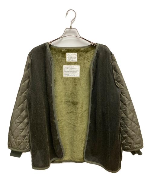 HOUSTON（ヒューストン）HOUSTON (ヒューストン) ミリタリーコート カーキ サイズ:SIZE XXXSの古着・服飾アイテム