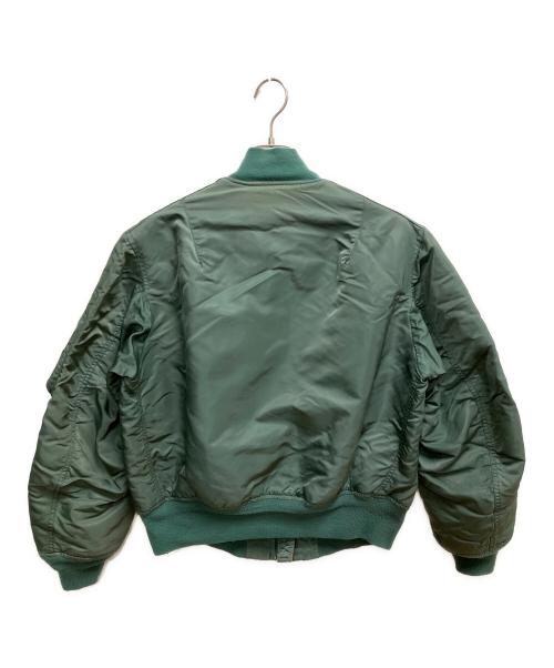 PATRIOT UNIFORMS（パトリオットユニフォームス）PATRIOT UNIFORMS (パトリオットユニフォームス) MA-1ジャケット グリーン サイズ:SIZE M(USA)の古着・服飾アイテム