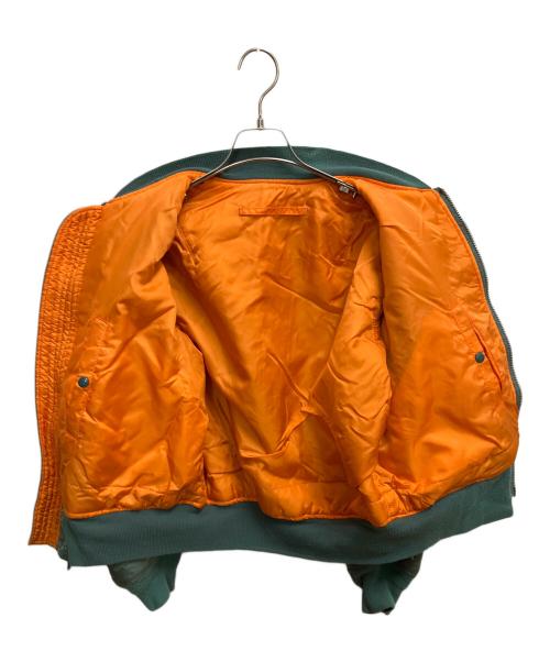 PATRIOT UNIFORMS（パトリオットユニフォームス）PATRIOT UNIFORMS (パトリオットユニフォームス) MA-1ジャケット グリーン サイズ:SIZE M(USA)の古着・服飾アイテム