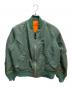PATRIOT UNIFORMS（パトリオットユニフォームス）の古着「MA-1ジャケット」｜グリーン