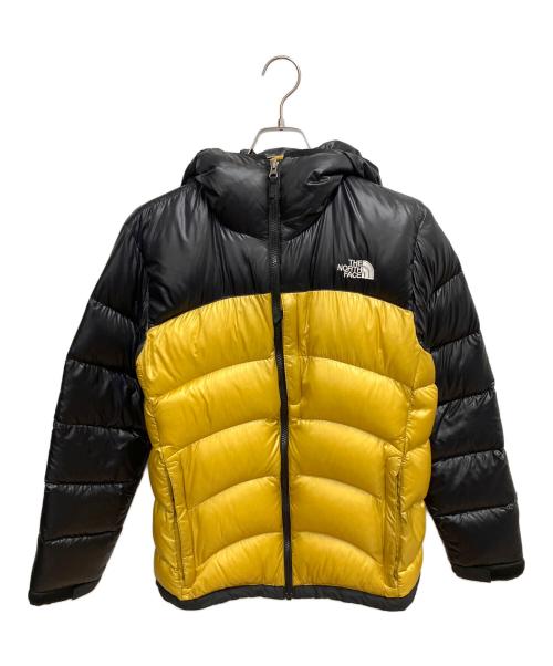 THE NORTH FACE（ザ ノース フェイス）THE NORTH FACE (ザ ノース フェイス) アコンカグア フーディ ダウンジャケット ブラック×イエロー サイズ:SIZE Mの古着・服飾アイテム