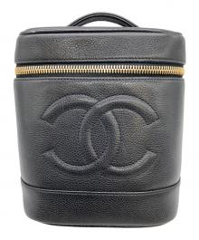 CHANEL（シャネル）の古着「バニティバッグ　コスメポーチ」｜ブラック