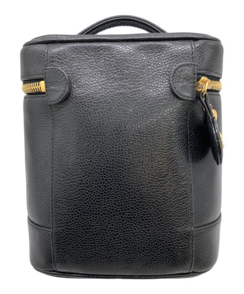 CHANEL（シャネル）CHANEL (シャネル) バニティバッグ　コスメポーチ ブラックの古着・服飾アイテム