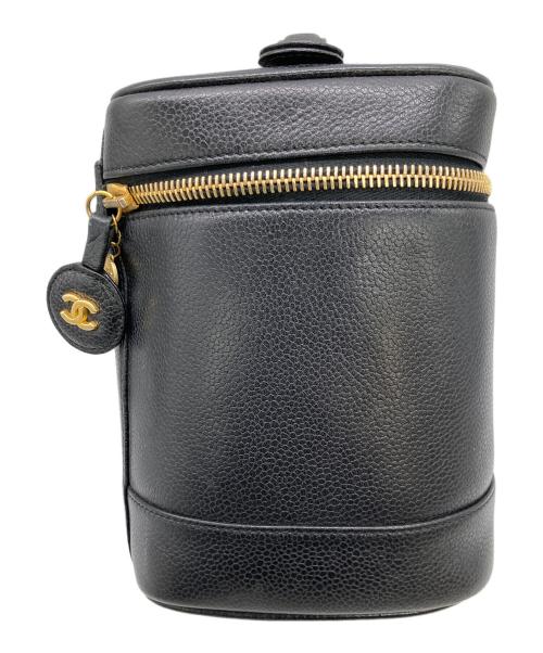 CHANEL（シャネル）CHANEL (シャネル) バニティバッグ　コスメポーチ ブラックの古着・服飾アイテム