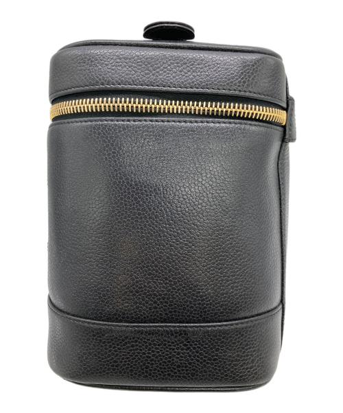 CHANEL（シャネル）CHANEL (シャネル) バニティバッグ　コスメポーチ ブラックの古着・服飾アイテム