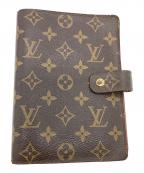 LOUIS VUITTONルイ ヴィトン）の古着「モノグラム　アジェンダMM」｜ブラウン