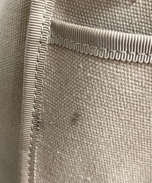 TOCCA（トッカ）TOCCA (トッカ) OCTUPLE RIBBON TOTE M トートバッグ ベージュの古着・服飾アイテム