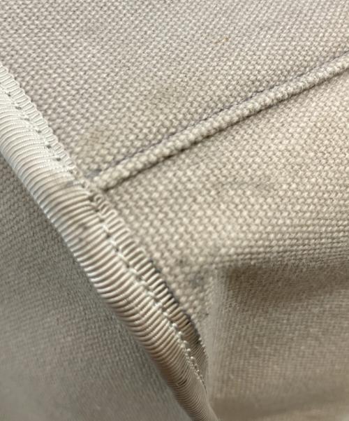 TOCCA（トッカ）TOCCA (トッカ) OCTUPLE RIBBON TOTE M トートバッグ ベージュの古着・服飾アイテム