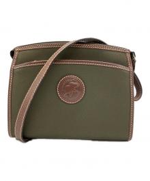 HUNTING WORLD（ハンティングワールド）の古着「ショルダーバッグ」｜カーキ×ブラウン