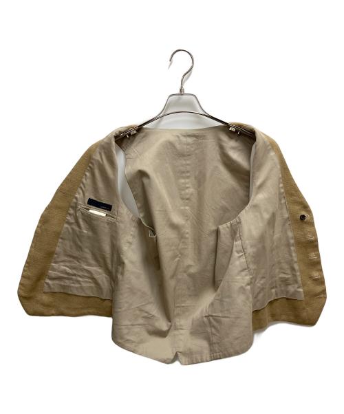 LARDINI（ラルディーニ）LARDINI (ラルディーニ) ベスト ベージュ サイズ:46の古着・服飾アイテム