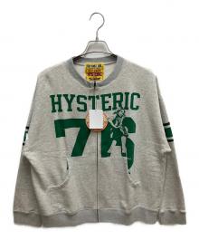 Hysteric Glamour（ヒステリックグラマー）の古着「ジップアップスウェット」｜グレー